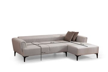 Vuodesohva Divaanilla Hamlets - Beige - Huonekalut - Sohva - Vuodesohva