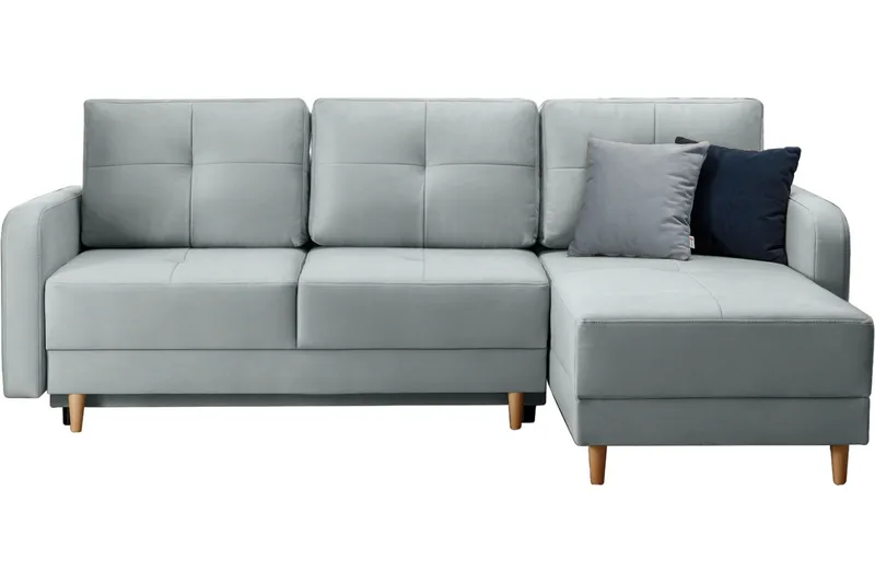 Vuodesohva divaanilla Hatwall säilytyksellä 3:n ist - Harmaa - Huonekalut - Sohva - Vuodesohva