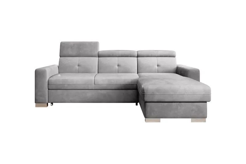 Vuodesohva divaanilla Hazara säilytyksellä 3:n ist - Harmaa - Huonekalut - Sohva - Vuodesohva