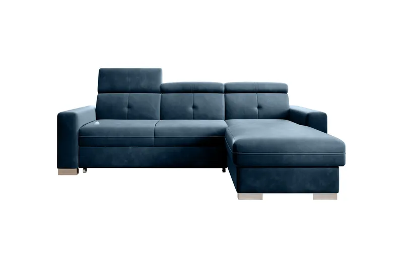 Vuodesohva divaanilla Hazara säilytyksellä 3:n ist - Tummansininen - Huonekalut - Sohva - Vuodesohva