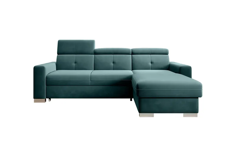 Vuodesohva divaanilla Hazara säilytyksellä 3:n ist - Tummanvihreä - Huonekalut - Sohva - Vuodesohva