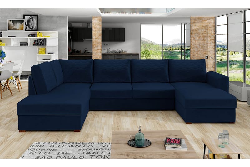 Vuodesohva Divaanilla ja Avopäädyllä Dargina - Huonekalut - Sohva - Vuodesohva