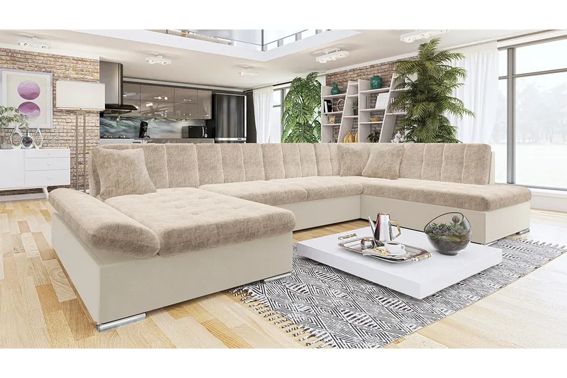 Vuodesohva Divaanilla ja Avopäädyllä Jampra - Huonekalut - Sohva - Vuodesohva