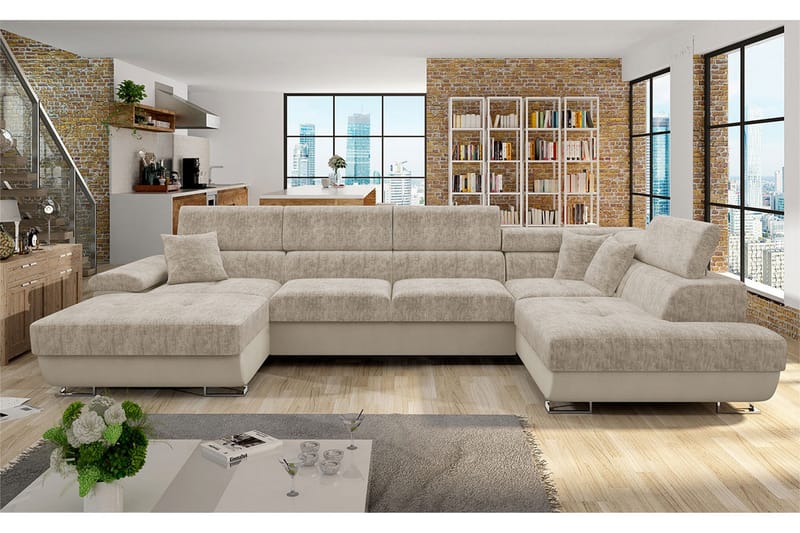 Vuodesohva Divaanilla ja Avopäädyllä Oertel - Huonekalut - Sohva - Vuodesohva