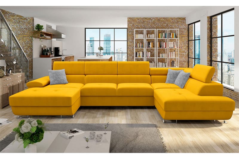 Vuodesohva Divaanilla ja Avopäädyllä Oertel - Huonekalut - Sohva - Vuodesohva