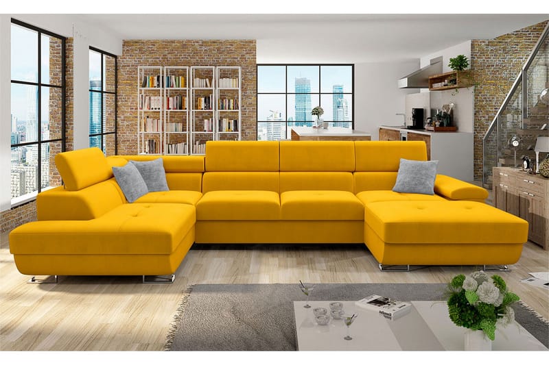 Vuodesohva Divaanilla ja Avopäädyllä Oertel - Huonekalut - Sohva - Vuodesohva