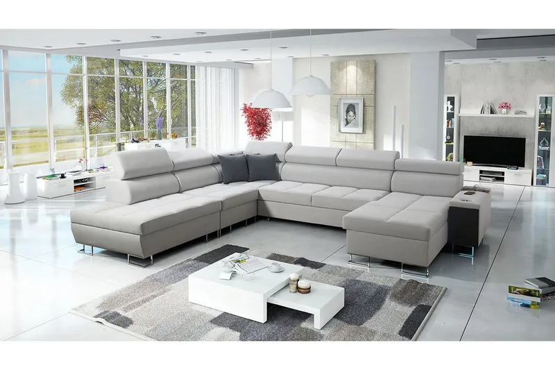 Vuodesohva Divaanilla ja Avopäädyllä Torretta - Huonekalut - Sohva - Vuodesohva