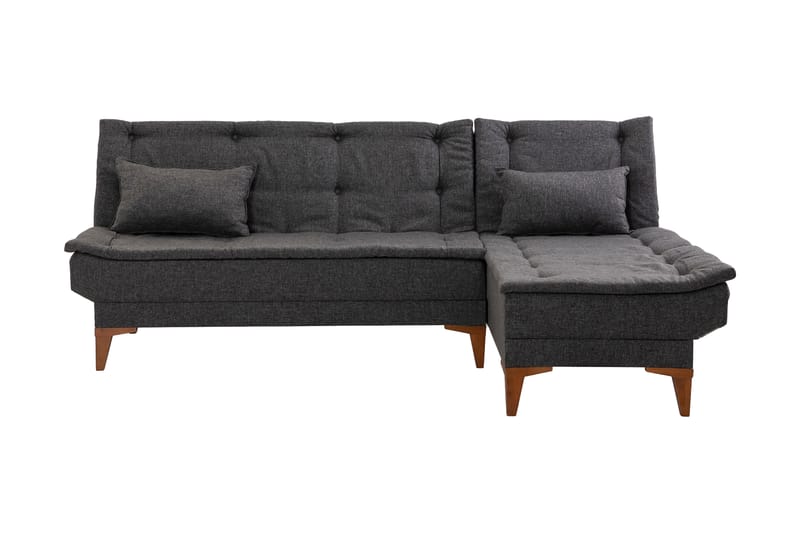 Vuodesohva divaanilla Longburn 4:n ist 107x205 - Antrasiitti - Huonekalut - Sohva - Vuodesohva