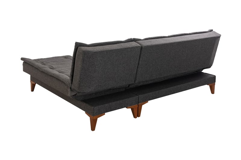 Vuodesohva divaanilla Longburn 4:n ist 107x205 - Antrasiitti - Huonekalut - Sohva - Vuodesohva