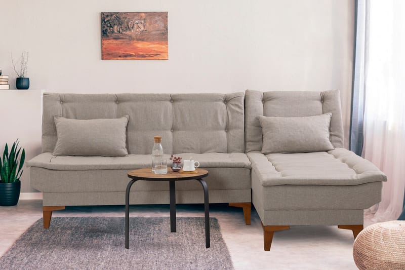 Vuodesohva divaanilla Longburn 4:n ist 107x205 - Kerma - Huonekalut - Sohva - Vuodesohva