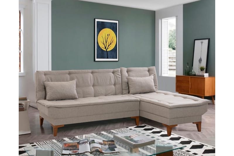 Vuodesohva divaanilla Longburn 4:n ist 107x205 - Kerma - Huonekalut - Sohva - Vuodesohva