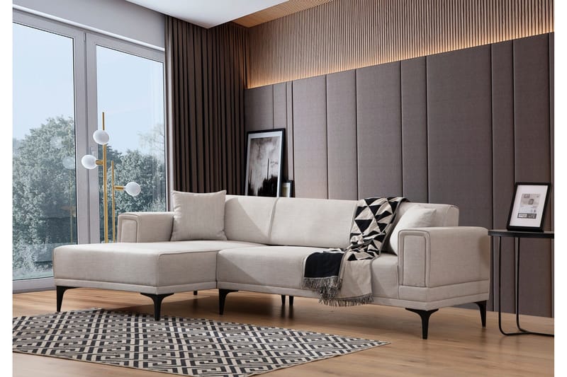 Vuodesohva Divaanilla Naoko - Beige - Huonekalut - Sohva - Vuodesohva