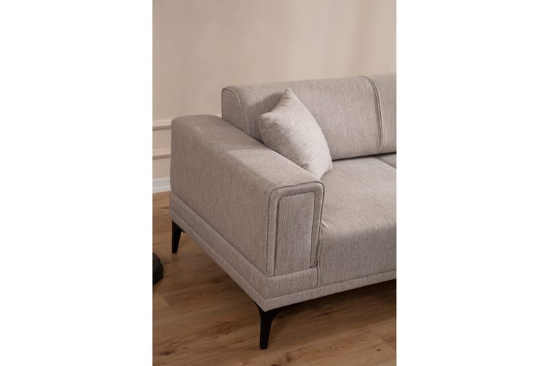 Vuodesohva Divaanilla Naoko - Vaaleanruskea - Huonekalut - Sohva - Vuodesohva