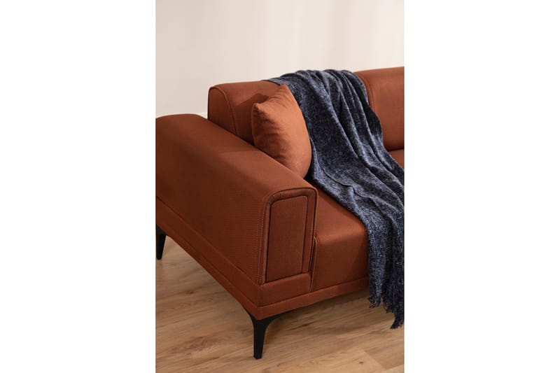 Vuodesohva Divaanilla Naoko - Punainen - Huonekalut - Sohva - Vuodesohva