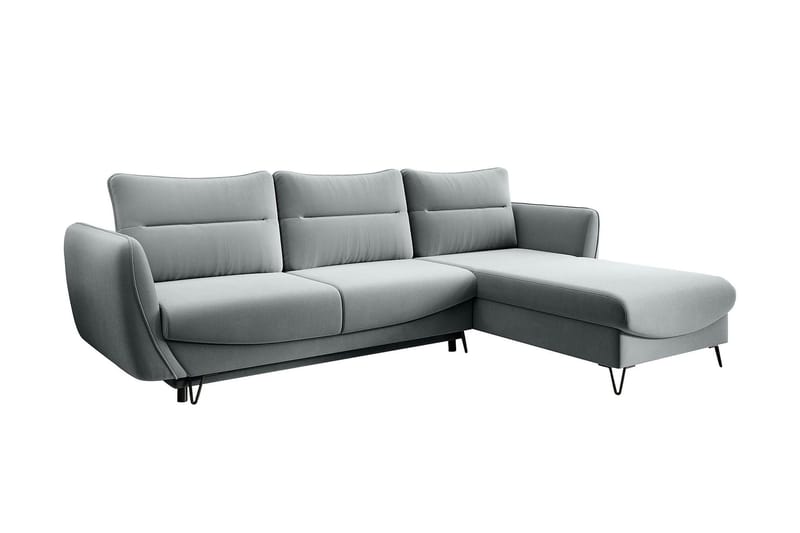 Vuodesohva divaanilla Swentzel Säilytyksellä - Valkoinen/Harmaa - Huonekalut - Sohva - Vuodesohva