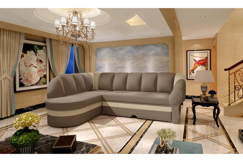 Vuodesohva Eazi divaanilla - Ruskea - Huonekalut - Sohva - Vuodesohva