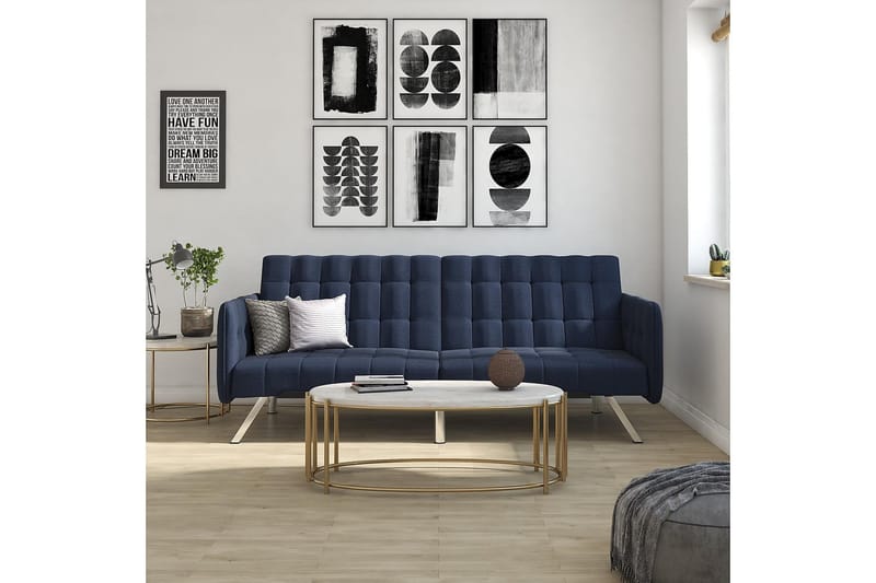 Vuodesohva Emily Sininen - Dorel Home - Huonekalut - Sohva - Vuodesohva