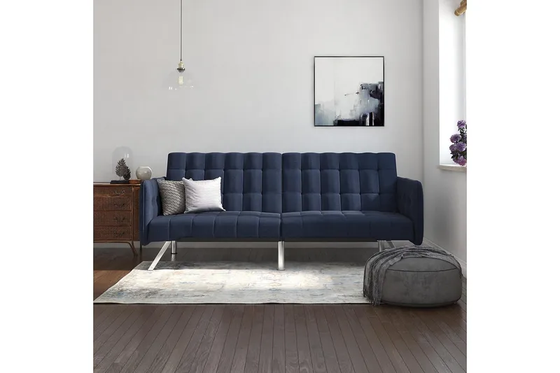 Vuodesohva Emily Sininen - Dorel Home - Huonekalut - Sohva - Vuodesohva