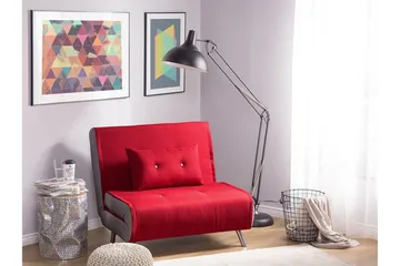 Vuodesohva Farris 100 cm - Punainen - Huonekalut - Sohva - Vuodesohva