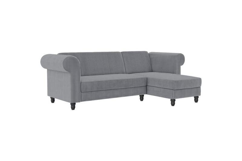 Vuodesohva Felix II 241x154x83 cm, Harmaa - 241x154x83 cm, Harmaa - Huonekalut - Sohva - Vuodesohva