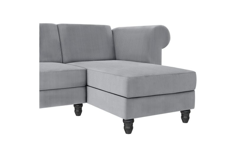 Vuodesohva Felix II 241x154x83 cm, Harmaa - 241x154x83 cm, Harmaa - Huonekalut - Sohva - Vuodesohva