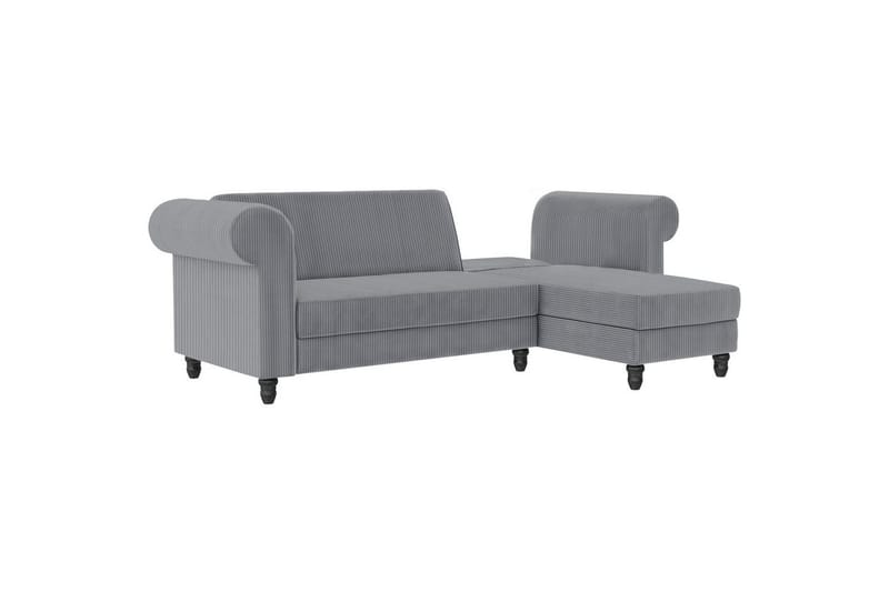 Vuodesohva Felix II 241x154x83 cm, Harmaa - 241x154x83 cm, Harmaa - Huonekalut - Sohva - Vuodesohva