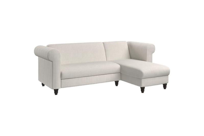 Vuodesohva Felix II 241x154x83 cm, Kermanvärinen - 241x154x83 cm, Kermanvärinen - Huonekalut - Sohva - Vuodesohva