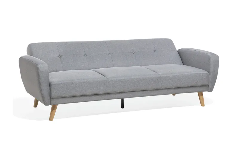 Vuodesohva Florli 214 cm - Harmaa - Huonekalut - Sohva - Vuodesohva - 3 istuttava vuodesohva