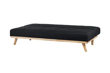 Vuodesohva Froya 183 cm - Beige/Musta - Huonekalut - Sohva - Vuodesohva - 3 istuttava vuodesohva