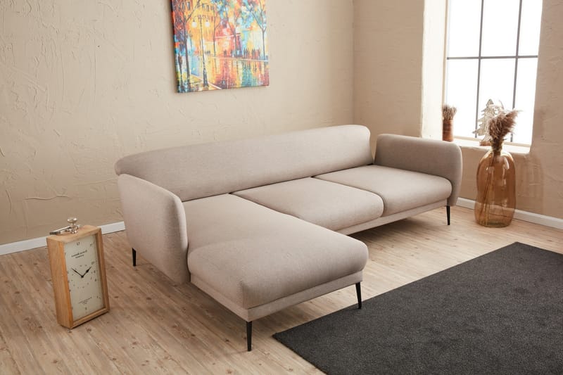 Vuodesohva Genna 3:n ist Divaanilla - Beige - Huonekalut - Sohva - Vuodesohva