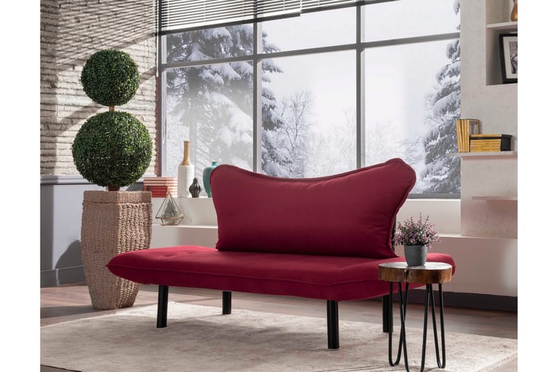 Vuodesohva Golda 2:n ist - Viininpunainen - Huonekalut - Sohva - Vuodesohva