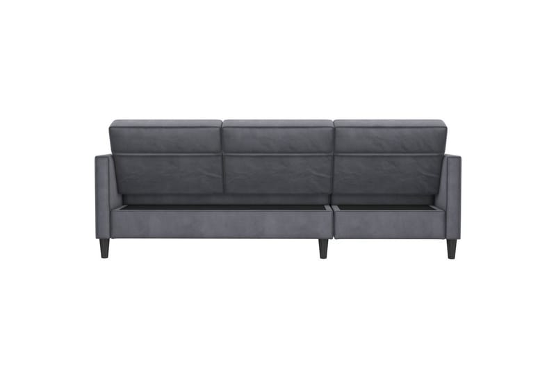 Vuodesohva Hartford 213x153x82 cm, Antrasiitti, Sametti - 213x153x82 cm, Antrasiitti, Sametti - Huonekalut - Sohva - Vuodesohva