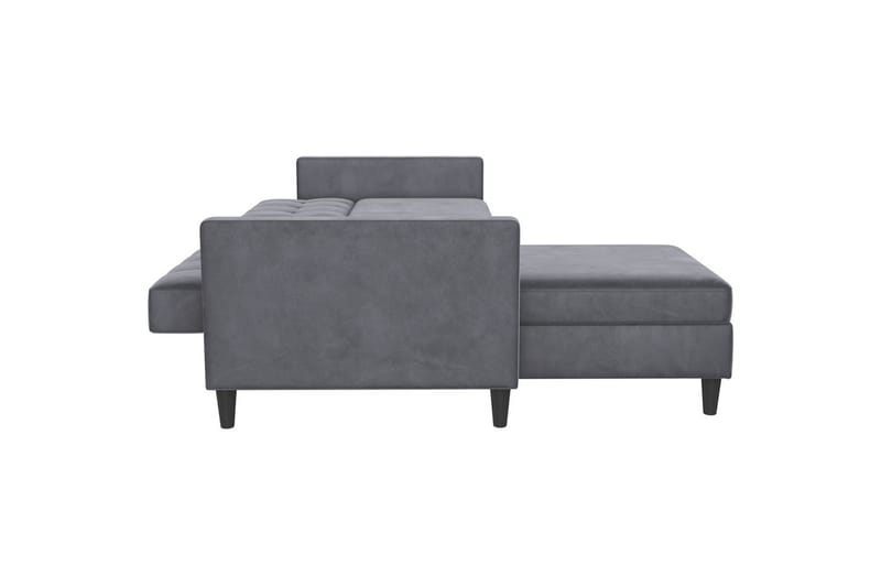 Vuodesohva Hartford 213x153x82 cm, Antrasiitti, Sametti - 213x153x82 cm, Antrasiitti, Sametti - Huonekalut - Sohva - Vuodesohva