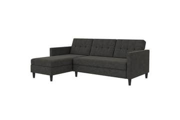 Vuodesohva Hartford 213x153x82 cm, Antrasiitti, Pellavakankaan näköinen (100% polyesteri)