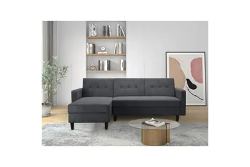 Vuodesohva Hartford II 213x153x82 cm, Antrasiitti - 213x153x82 cm, Antrasiitti - Huonekalut - Sohva - Vuodesohva