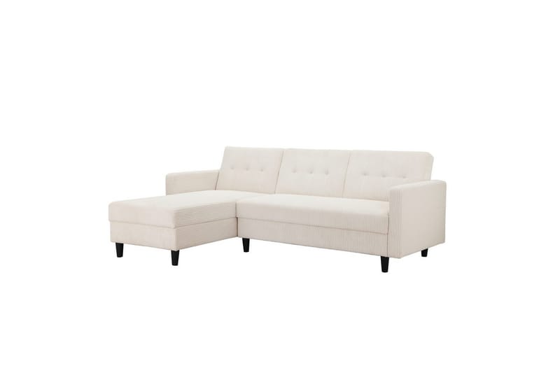 Vuodesohva Hartford II 213x153x82 cm, Kermanvärinen - 213x153x82 cm, Kermanvärinen - Huonekalut - Sohva - Vuodesohva