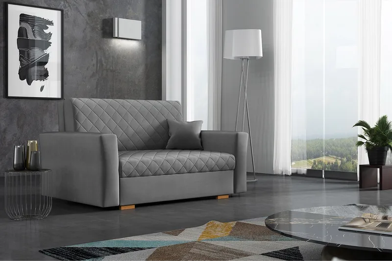 Vuodesohva Hedensö - Harmaa - Huonekalut - Sohva - Vuodesohva