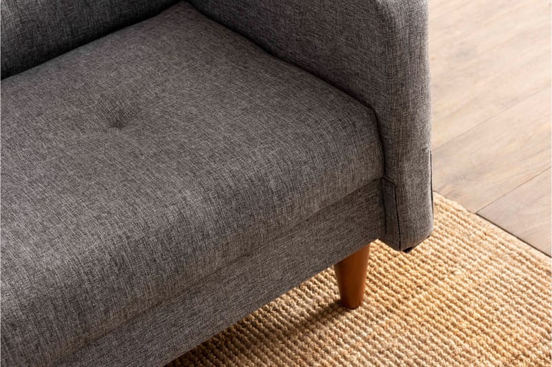 Vuodesohva Hiko - Vaaleanharmaa - Huonekalut - Sohva - Vuodesohva - 3 istuttava vuodesohva