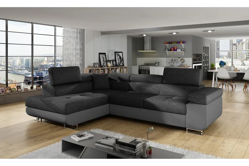 Vuodesohva Hipolito Avopäädyllä Vasen, Harmaa