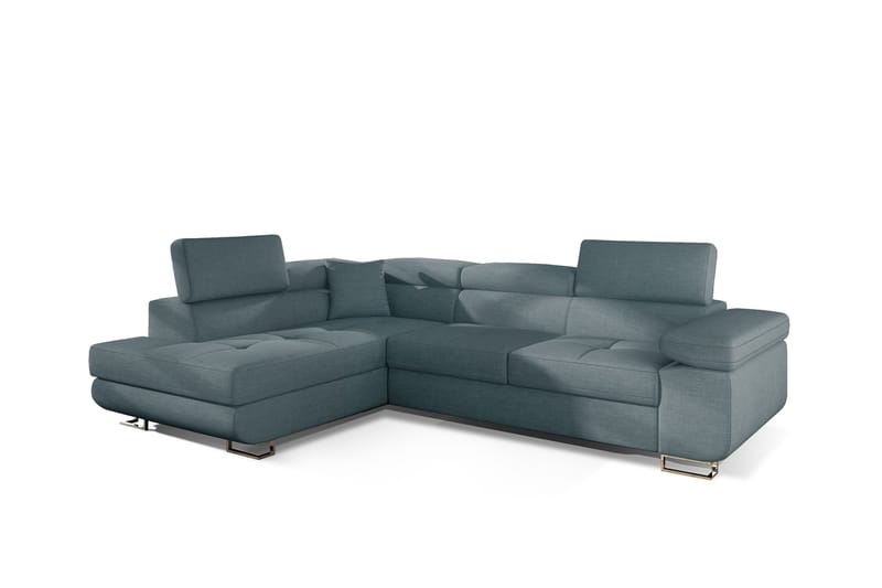 Vuodesohva Hipolito Avopäädyllä Vasen - Sininen - Huonekalut - Sohva - Vuodesohva