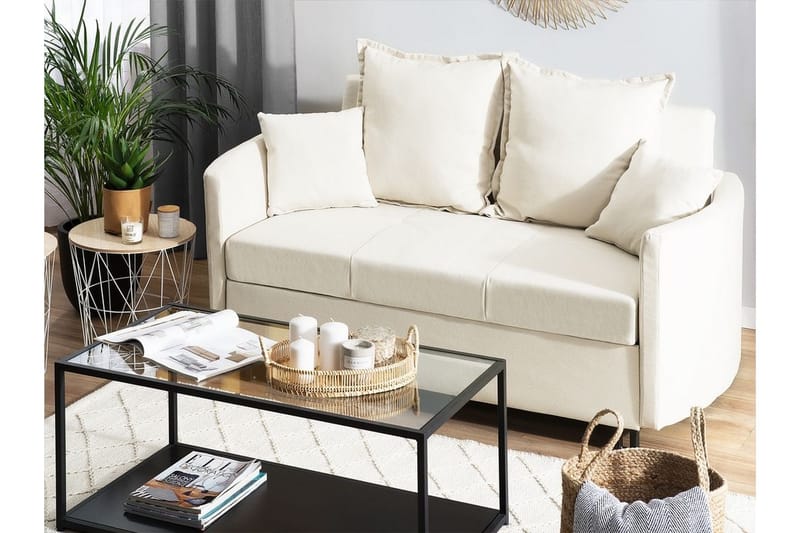 Vuodesohva Hitchin - Beige - Huonekalut - Sohva - Vuodesohva