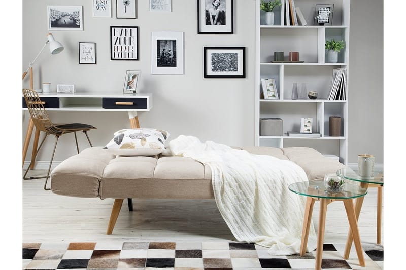 Vuodesohva Ingaro 182 cm - Beige - Huonekalut - Sohva - Vuodesohva - 3 istuttava vuodesohva
