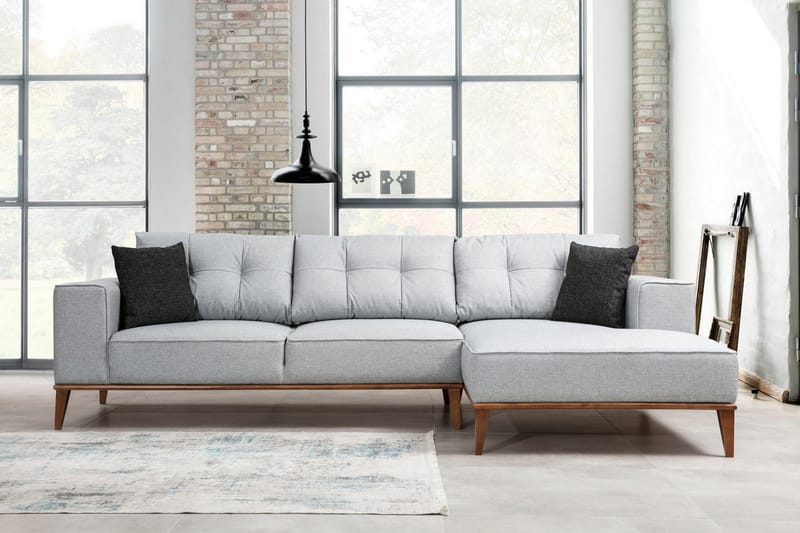 Vuodesohva Kalnas Divaanilla Oikea - Harmaa - Huonekalut - Sohva - Vuodesohva