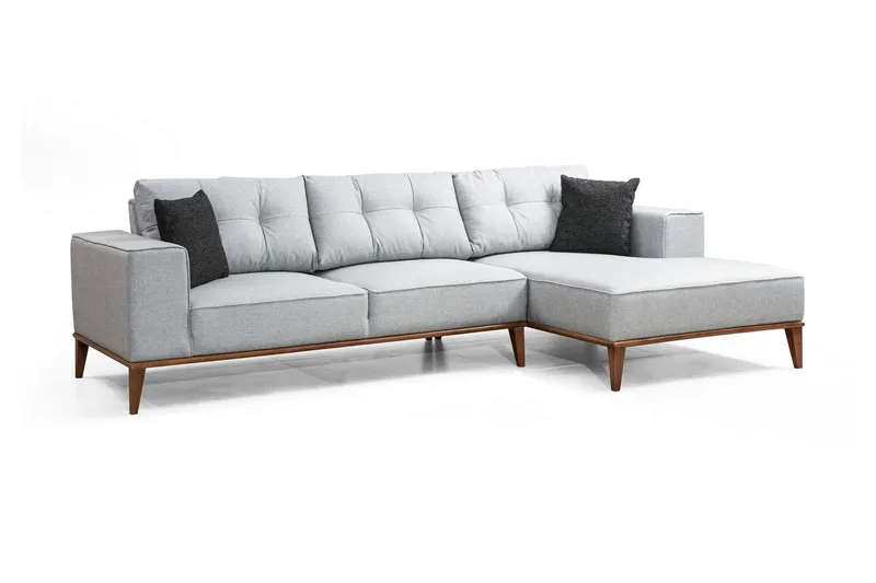 Vuodesohva Kalnas Divaanilla Oikea, Harmaa