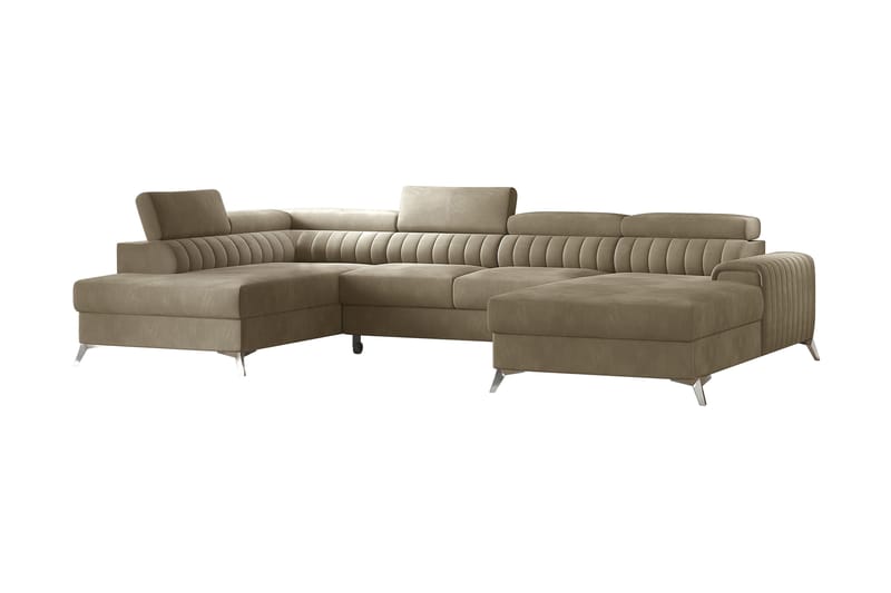 Vuodesohva Kamiko Divaanilla - Beige - Huonekalut - Sohva - Vuodesohva