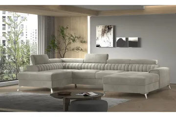 Vuodesohva Kamiko Divaanilla - Beige - Huonekalut - Sohva - Vuodesohva