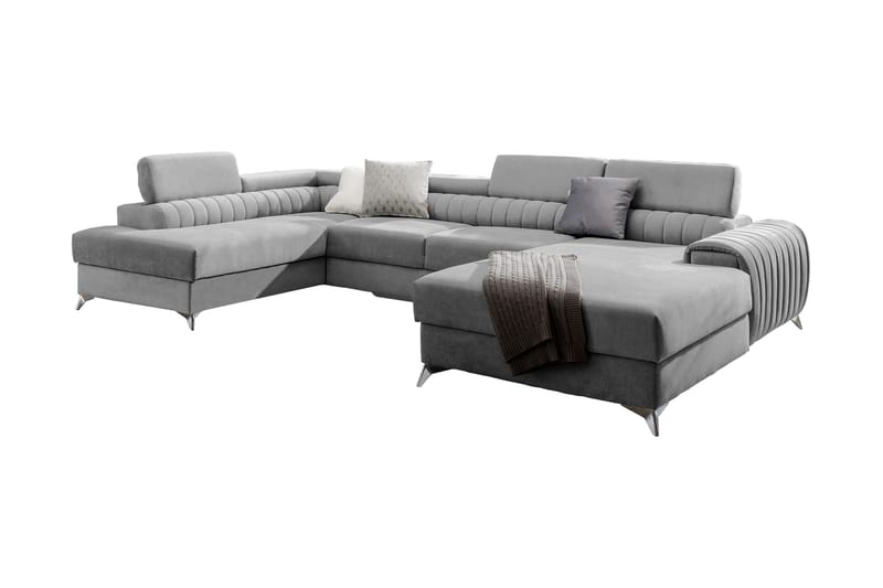 Vuodesohva Kamiko Divaanilla - Harmaa - Huonekalut - Sohva - Vuodesohva