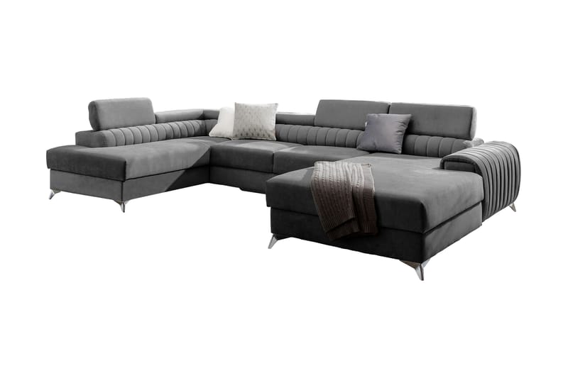 Vuodesohva Kamiko Divaanilla - Harmaa - Huonekalut - Sohva - Vuodesohva