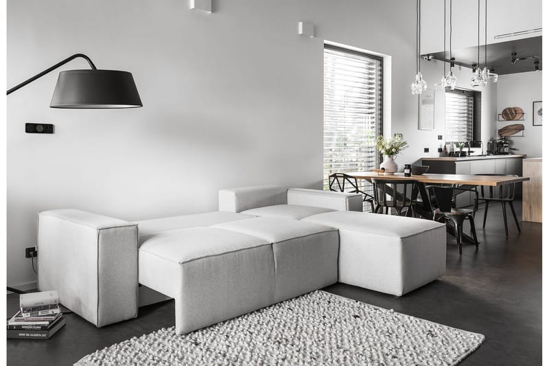 Vuodesohva Kandari Divaanilla - Beige - Huonekalut - Sohva - Vuodesohva