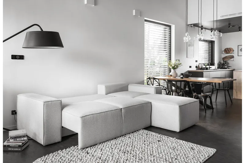 Vuodesohva Kandari Divaanilla - Beige - Huonekalut - Sohva - Vuodesohva